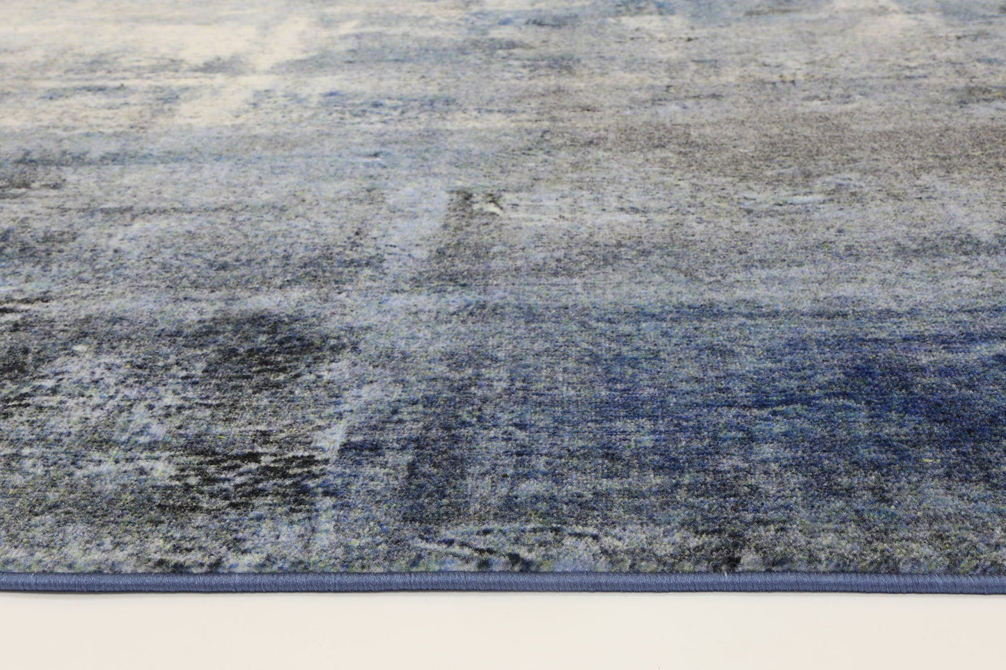 Blue Monet Power Loomed Rug - Nova Rugs
