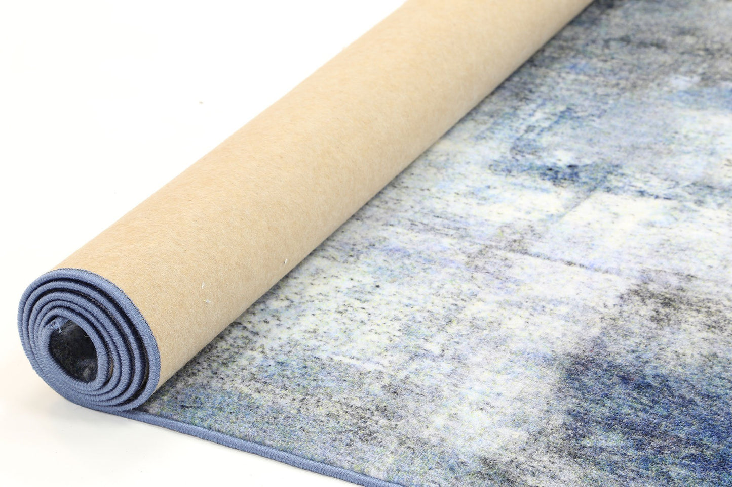 Blue Monet Power Loomed Rug - Nova Rugs
