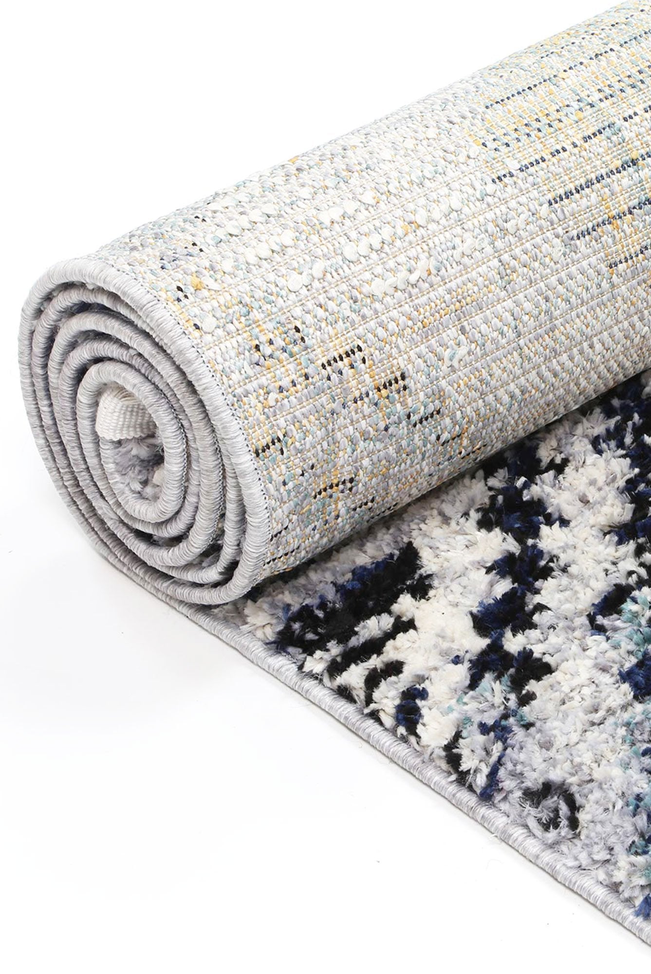 Blue Myk Diamond Rug - Nova Rugs