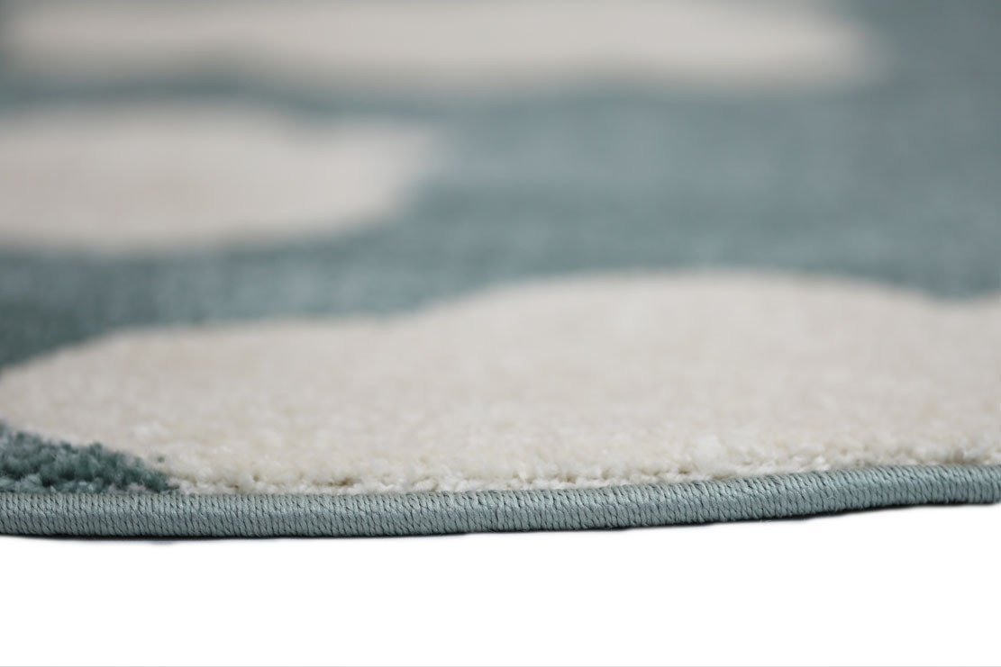 Blue Piccolo Clouded Rug - Nova Rugs