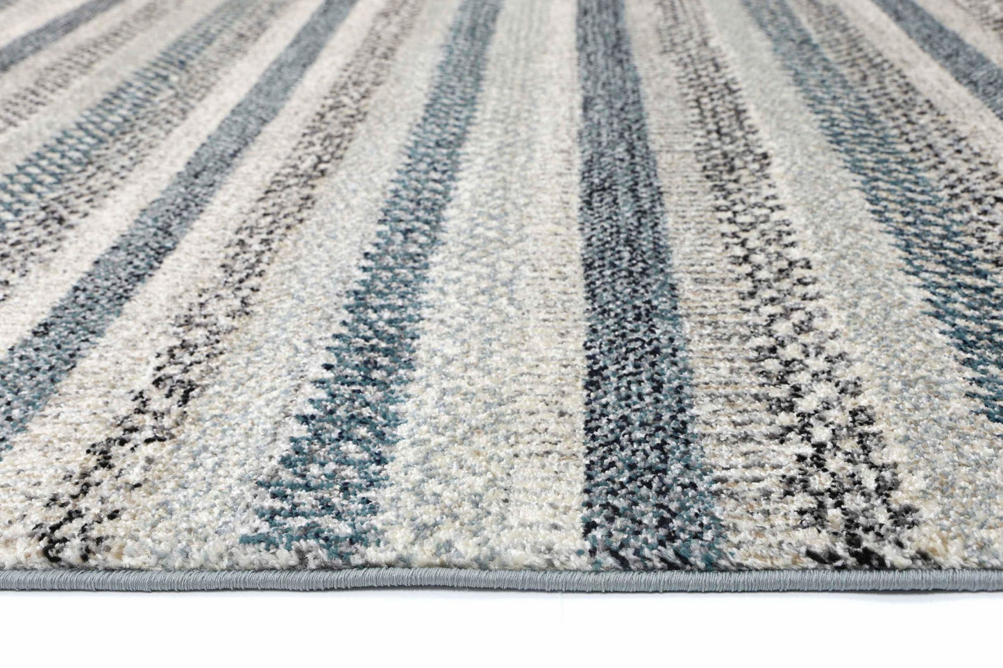 Blue Scandi Notes Rug - Nova Rugs