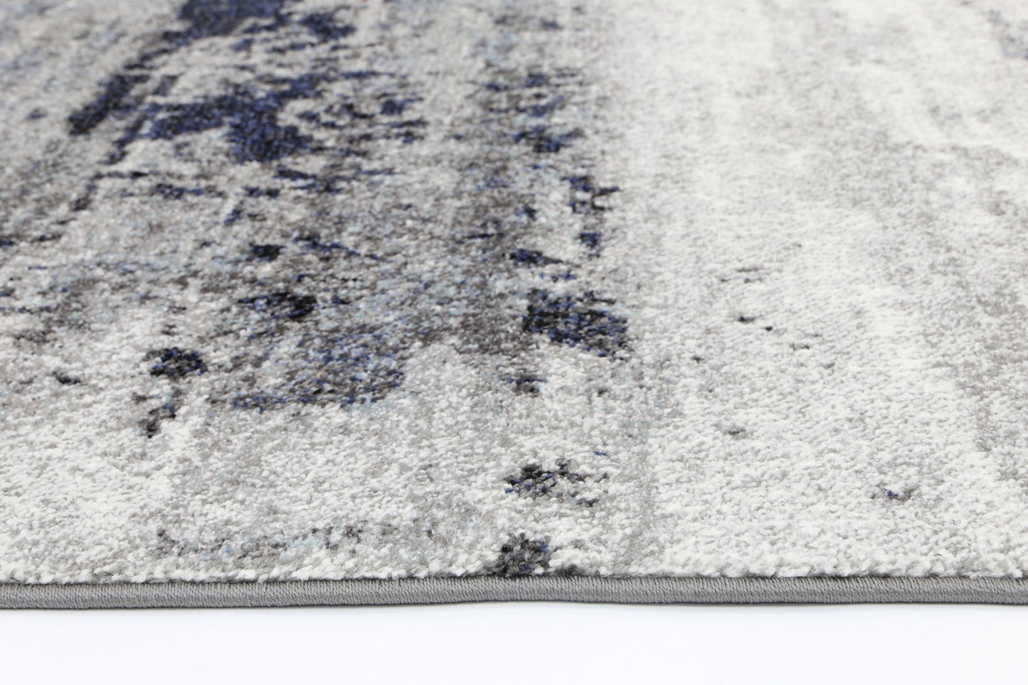 Blue Water Colours Power Loomed Rug - Nova Rugs