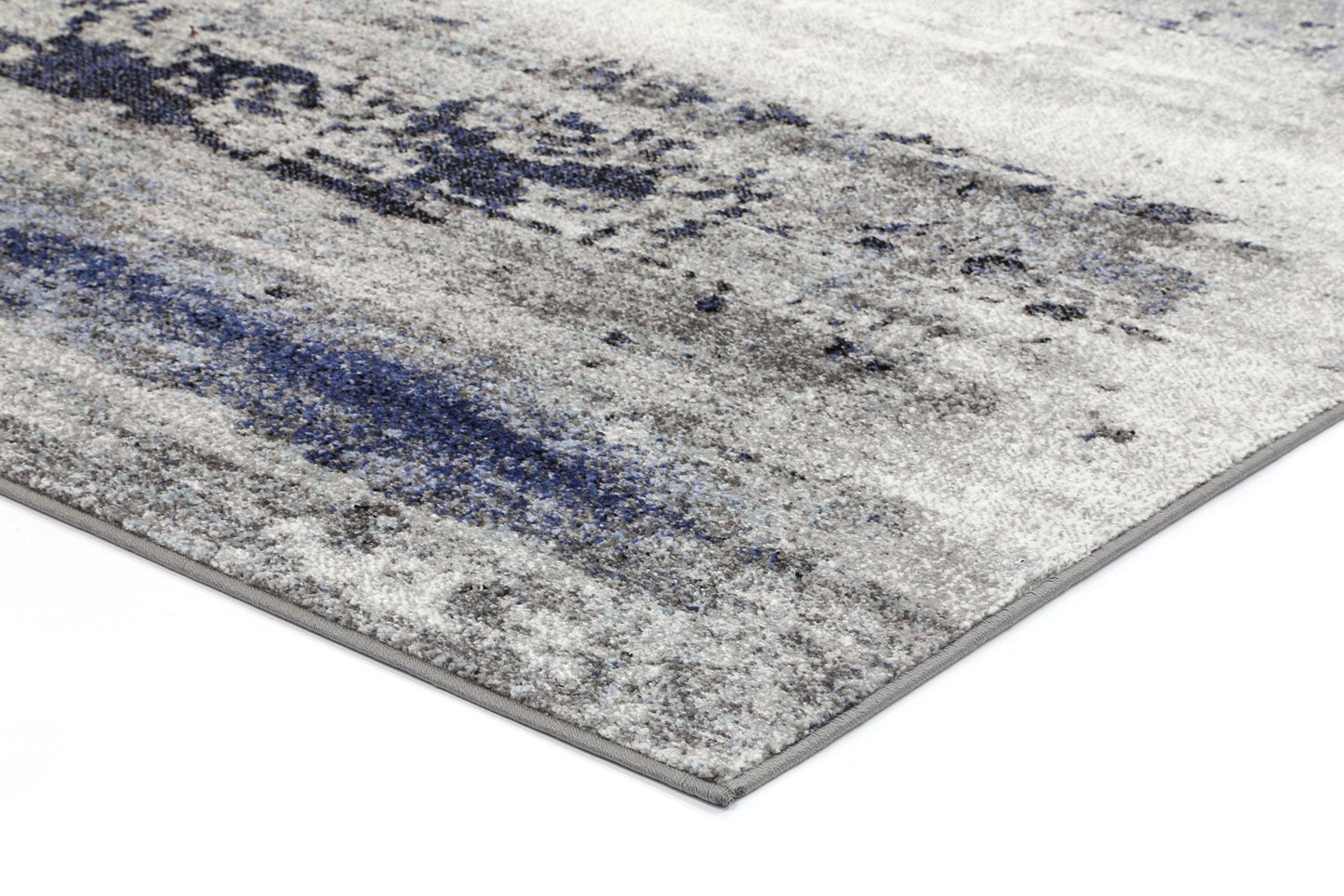 Blue Water Colours Power Loomed Rug - Nova Rugs