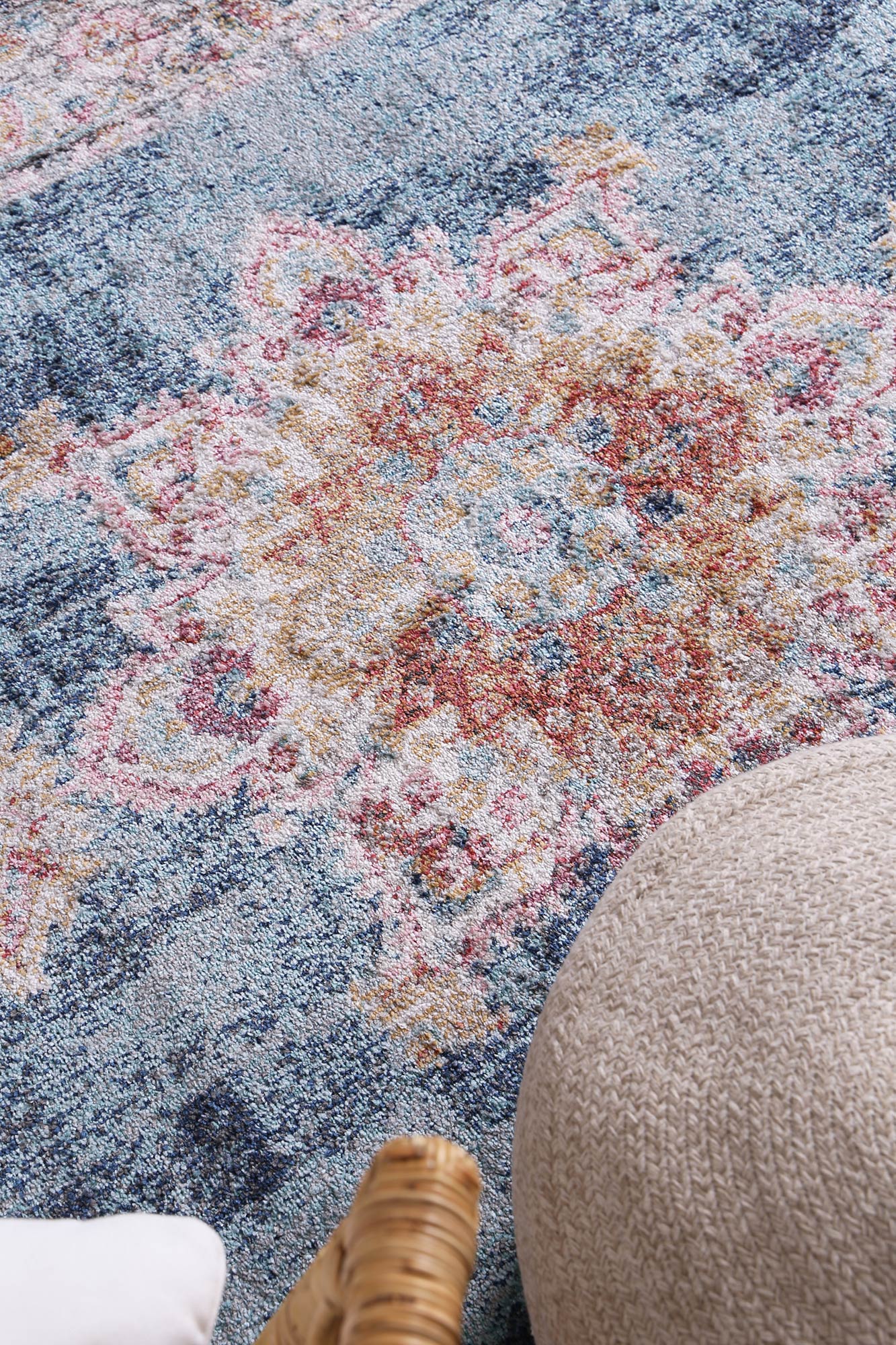 Brentwood Transitional Navy Rug - Nova Rugs