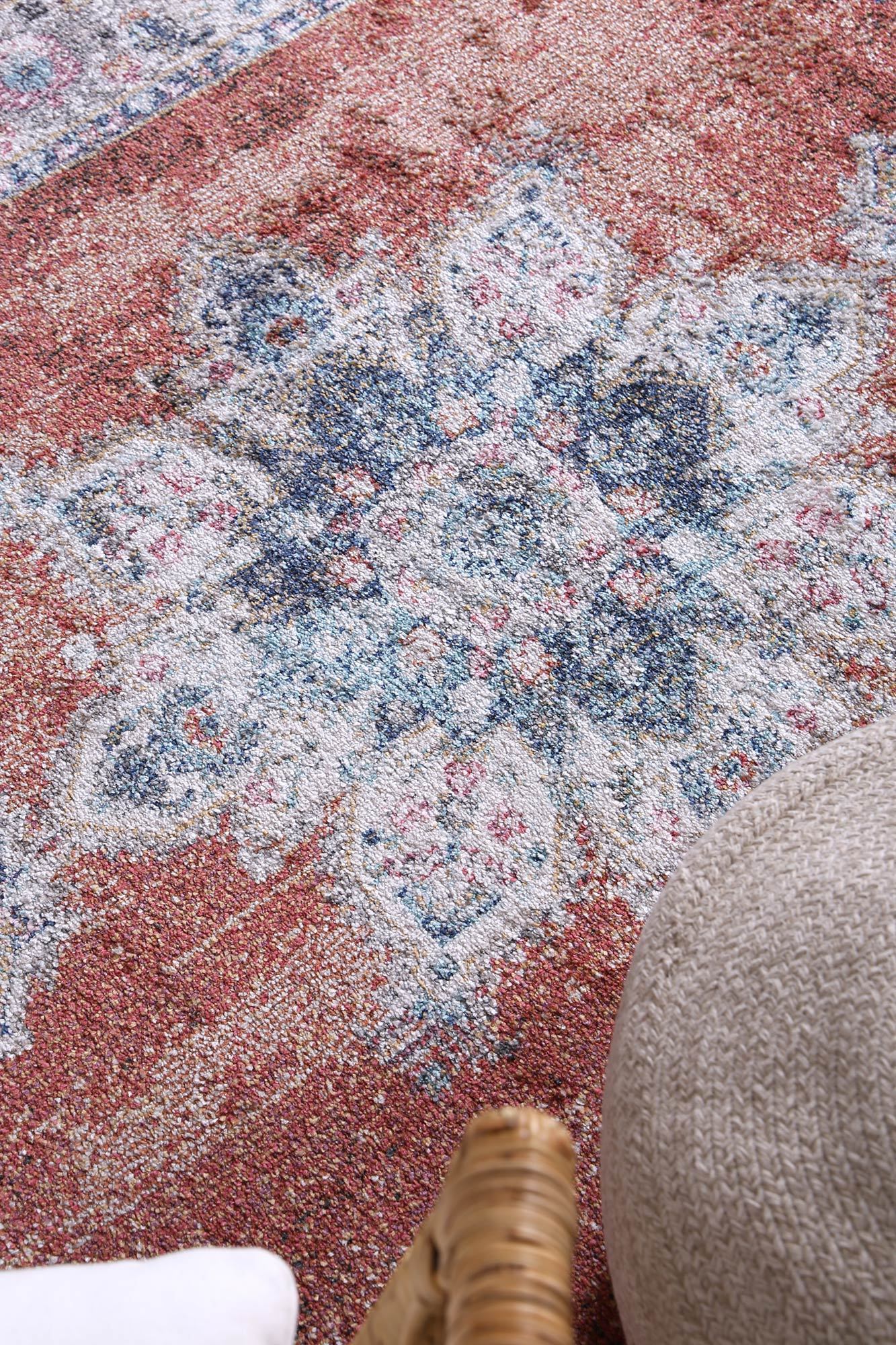 Brentwood Transitional Rust Rug - Nova Rugs