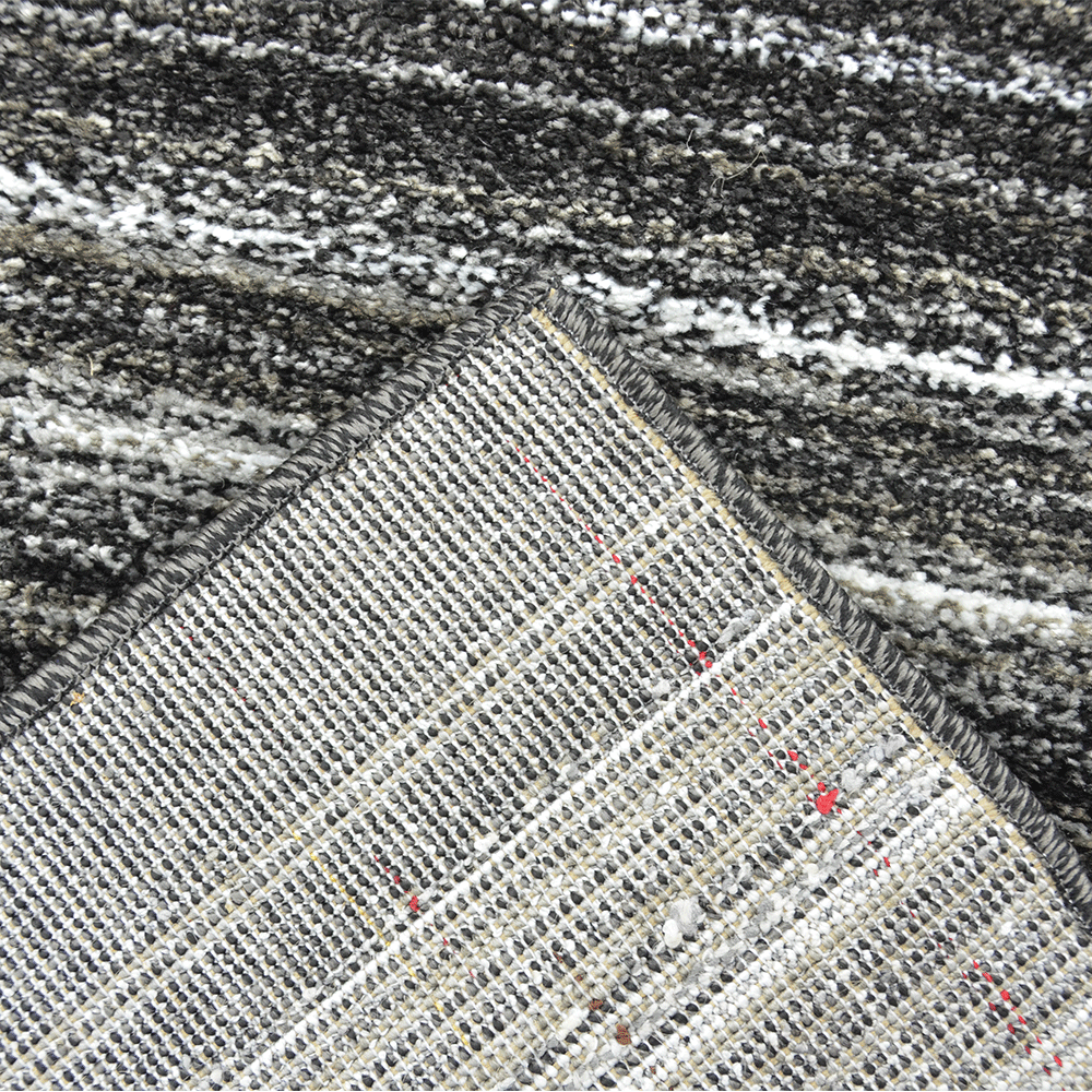 Bron Modern Rug, Black - Nova Rugs