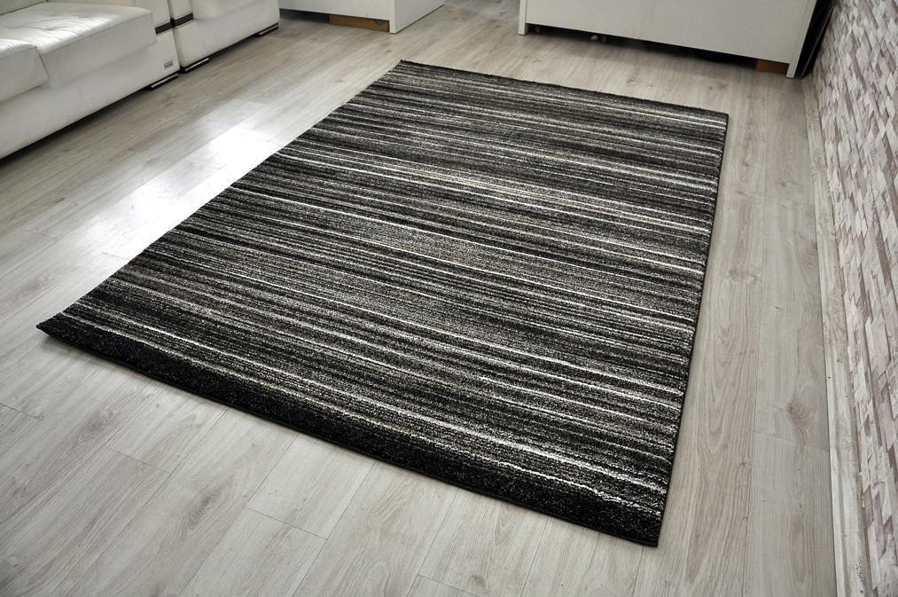 Bron Modern Rug, Black - Nova Rugs