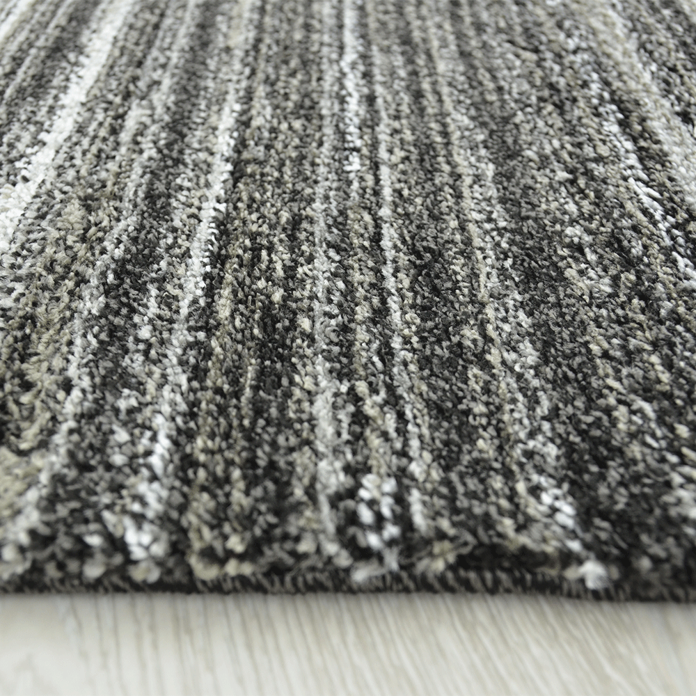Bron Modern Rug, Black - Nova Rugs