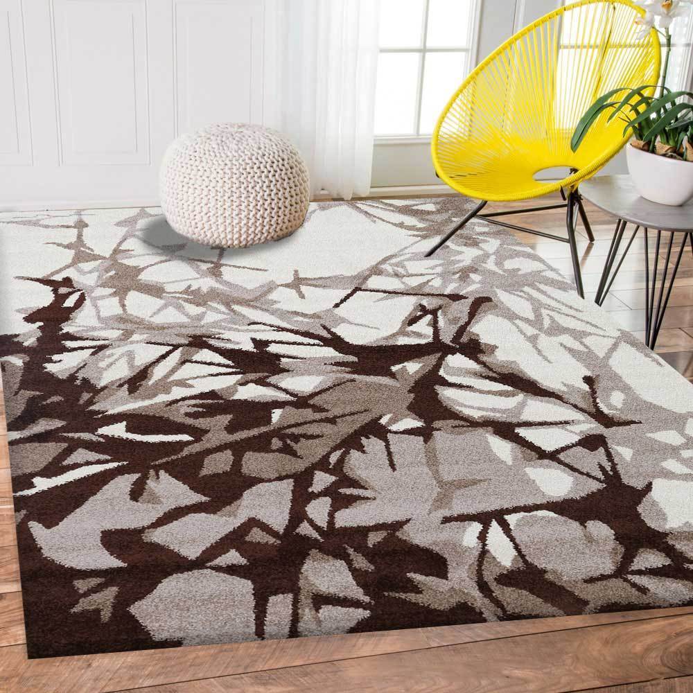 Brown & Beige Pablo Splash Rug - Nova Rugs