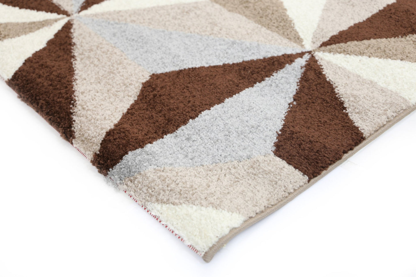Brown Pablo Geometric Rug - Nova Rugs