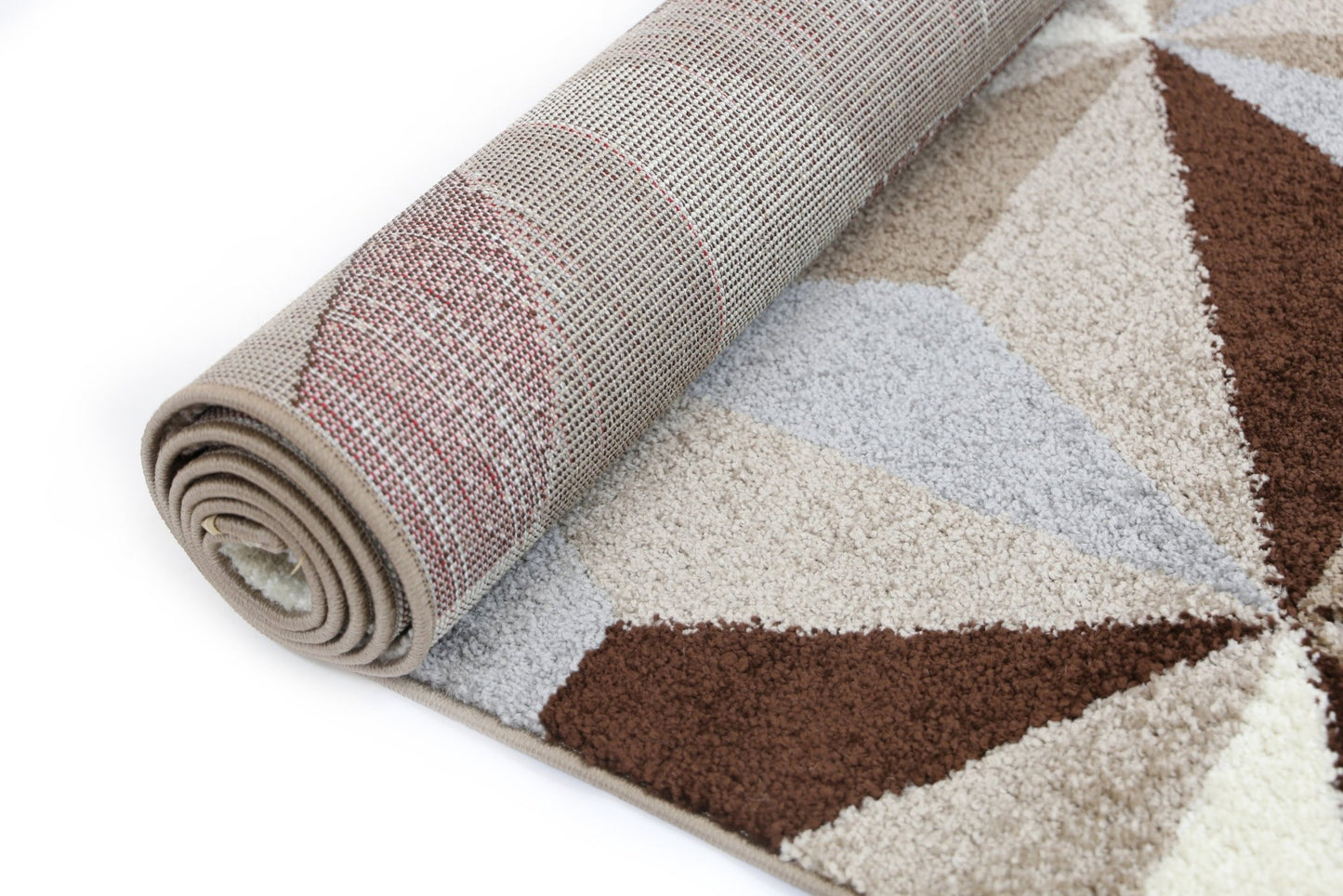 Brown Pablo Geometric Rug - Nova Rugs