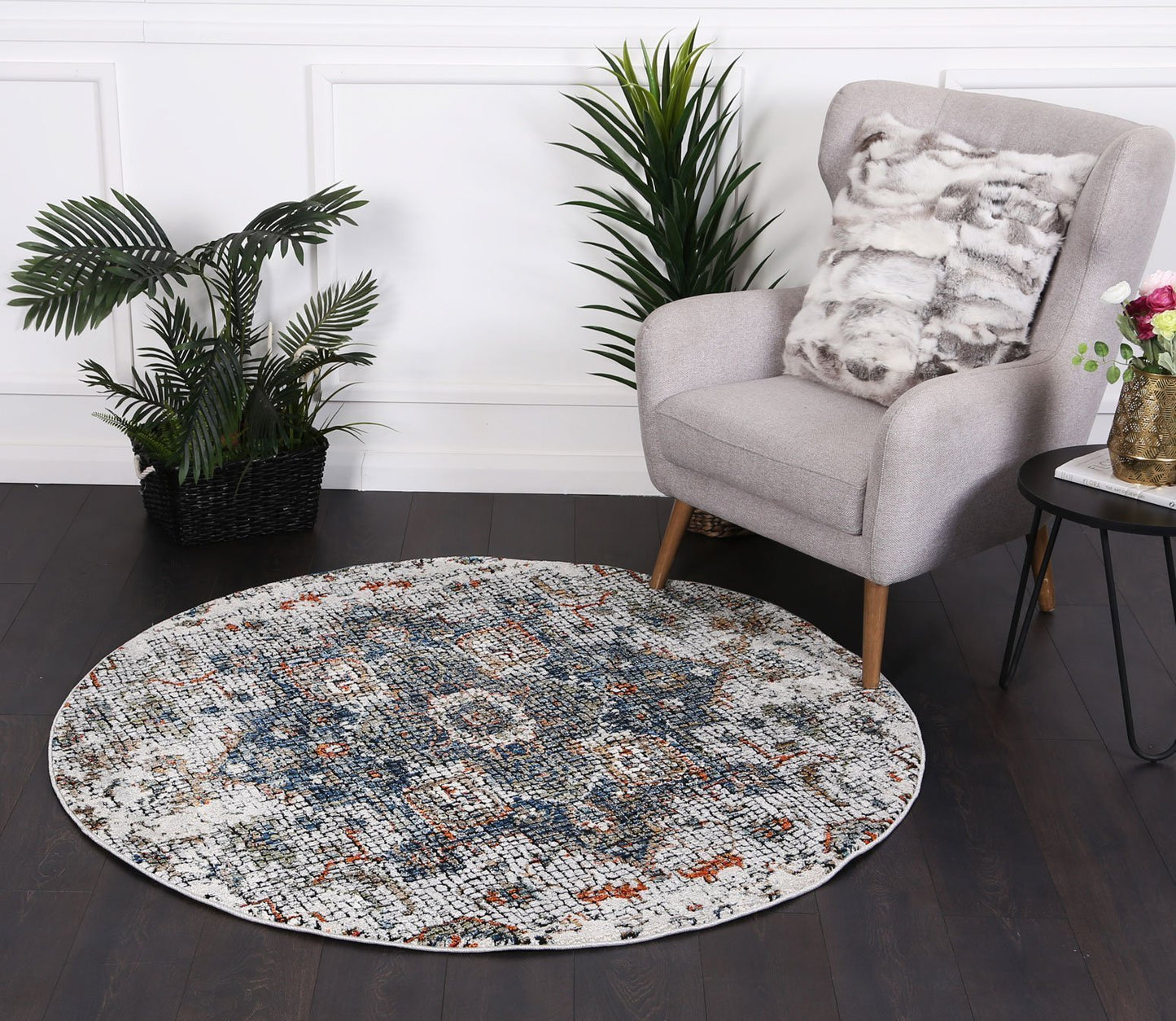 Cambus Modern Round Rug - Nova Rugs