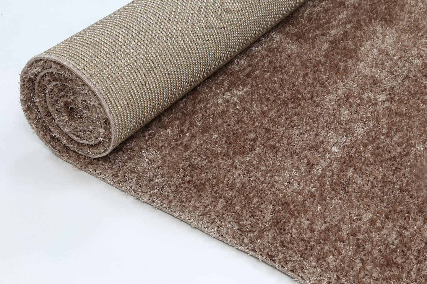 Camel Eden Soft Shag Rug - Nova Rugs