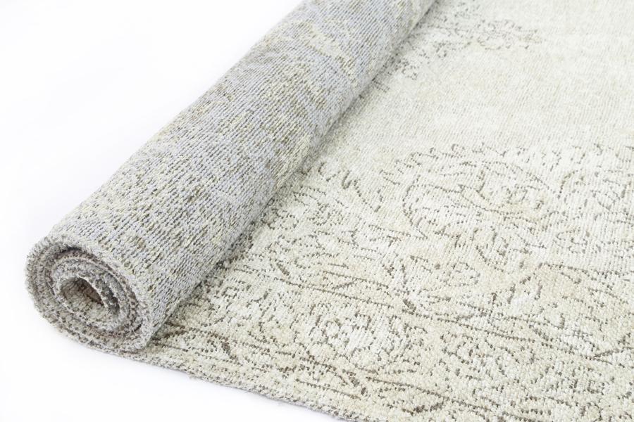 Celeste Chenille & Cotton Bohemian Medallion Rug, Beige - Nova Rugs
