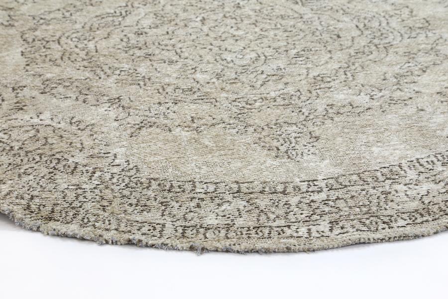 Celeste Chenille & Cotton Bohemian Medallion Rug, Beige - Nova Rugs
