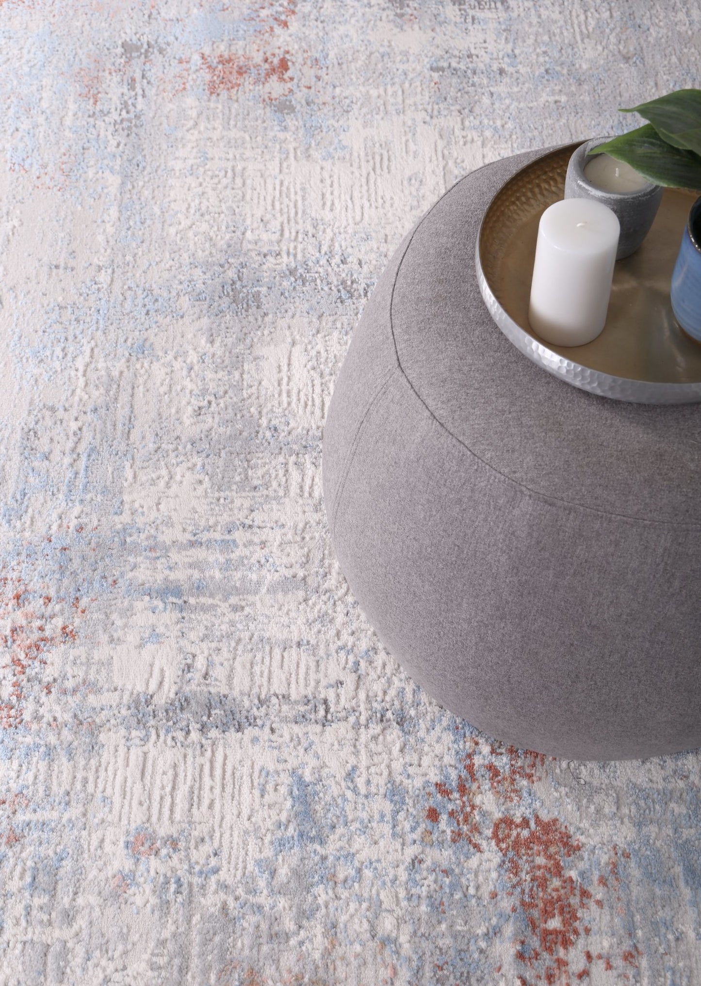 Cream & Brown Expressions Modern Rug - Nova Rugs