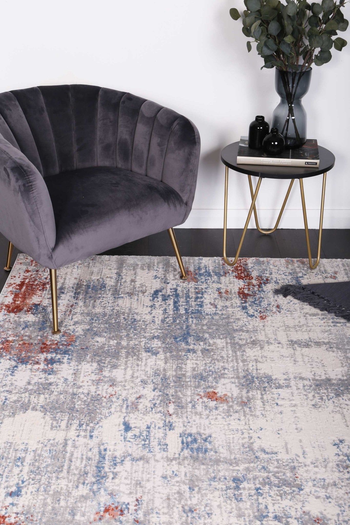 Cream & Brown Expressions Modern Rug - Nova Rugs
