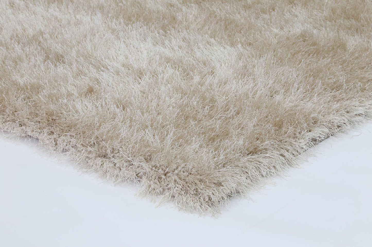 Cream Evas Shag Rug - Nova Rugs