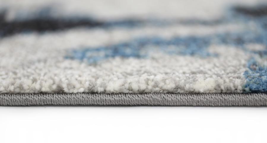 Cream & Navy Tie Dye Neva Rug - Nova Rugs