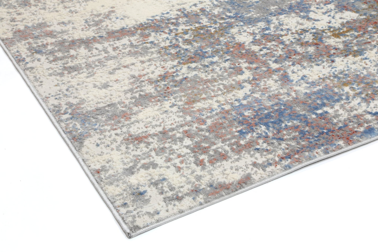 Cream & Red Expressions Modern Rug - Nova Rugs