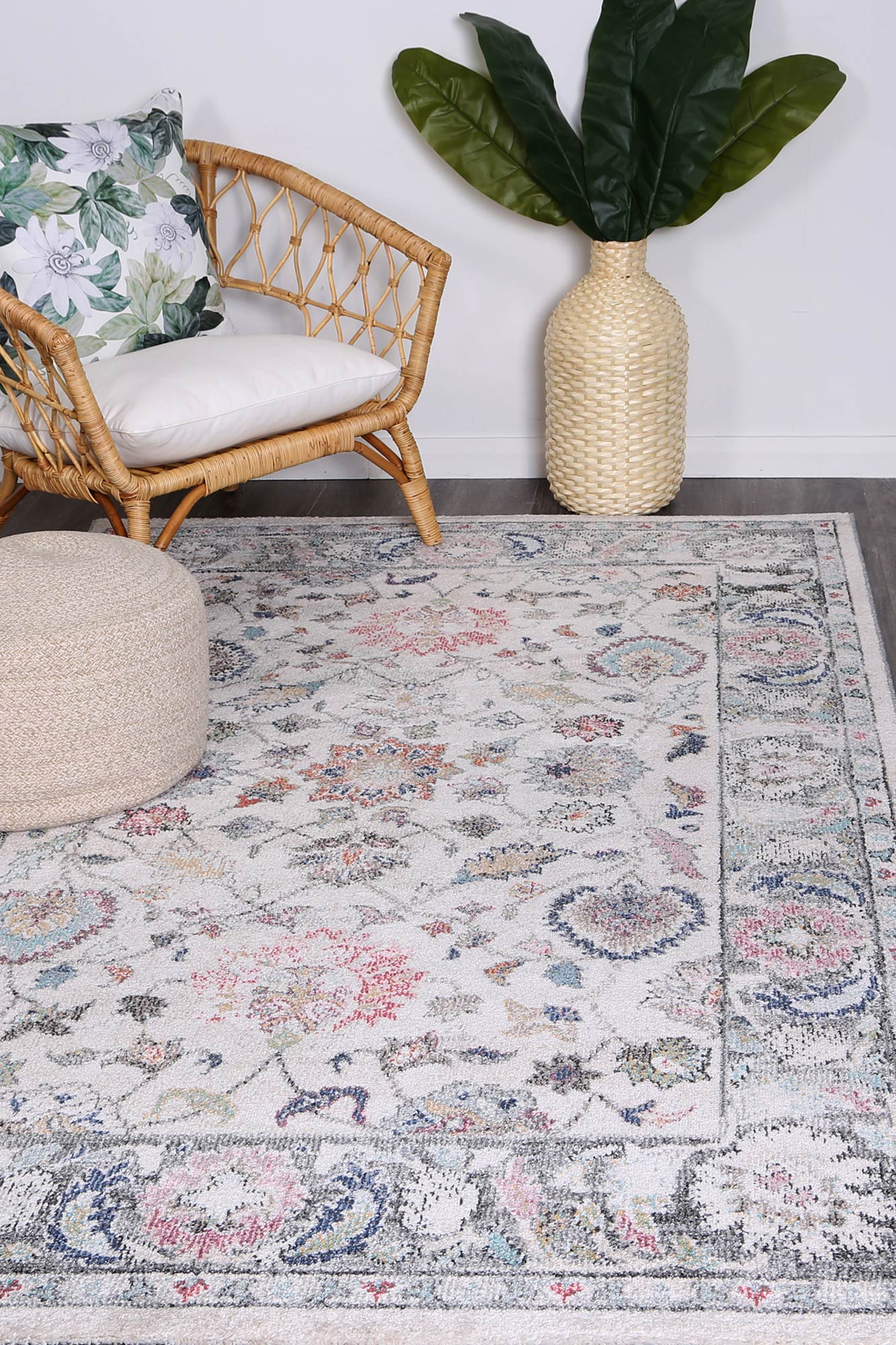 Crystal Transitional Cream Rug - Nova Rugs