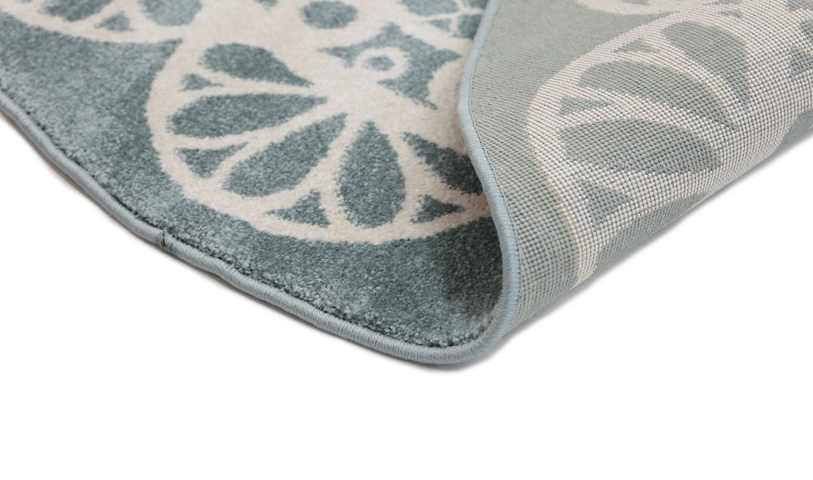 Daisy Doily Kids' Rug, Blue - Nova Rugs