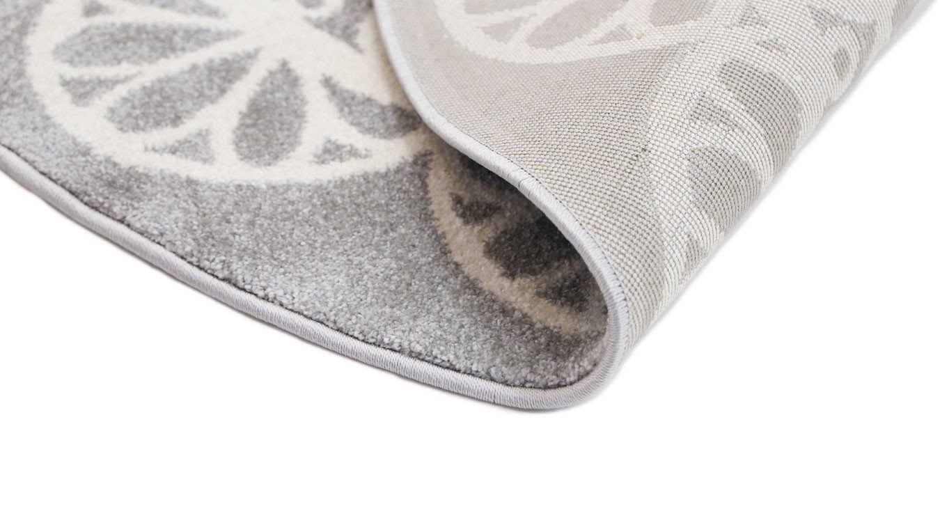 Daisy Doily Kids' Rug, Grey - Nova Rugs