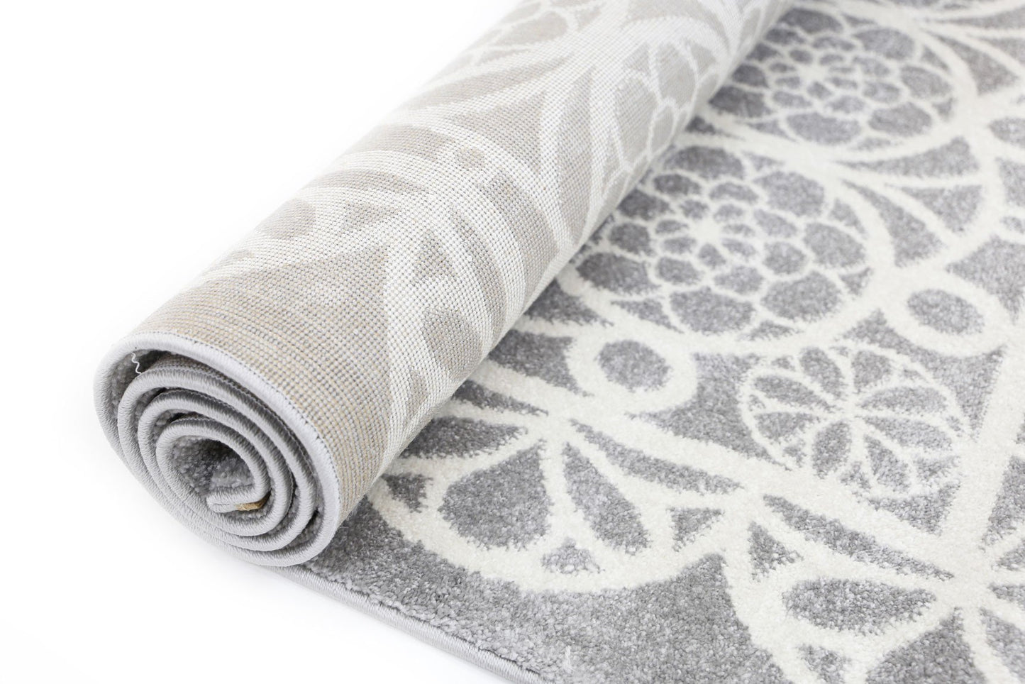 Daisy Doily Kids' Rug, Grey - Nova Rugs