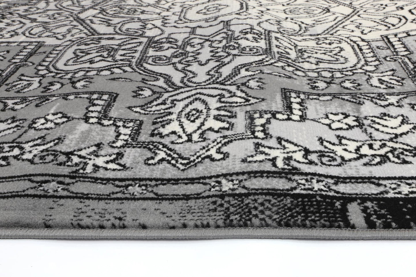 Dark Grey Elise Art Deco Rug - Nova Rugs