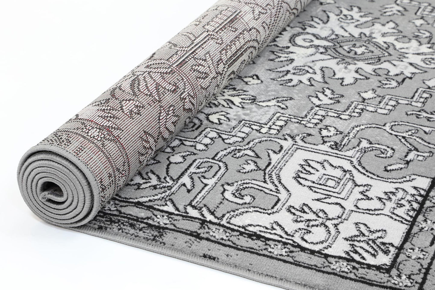 Dark Grey Elise Art Deco Rug - Nova Rugs