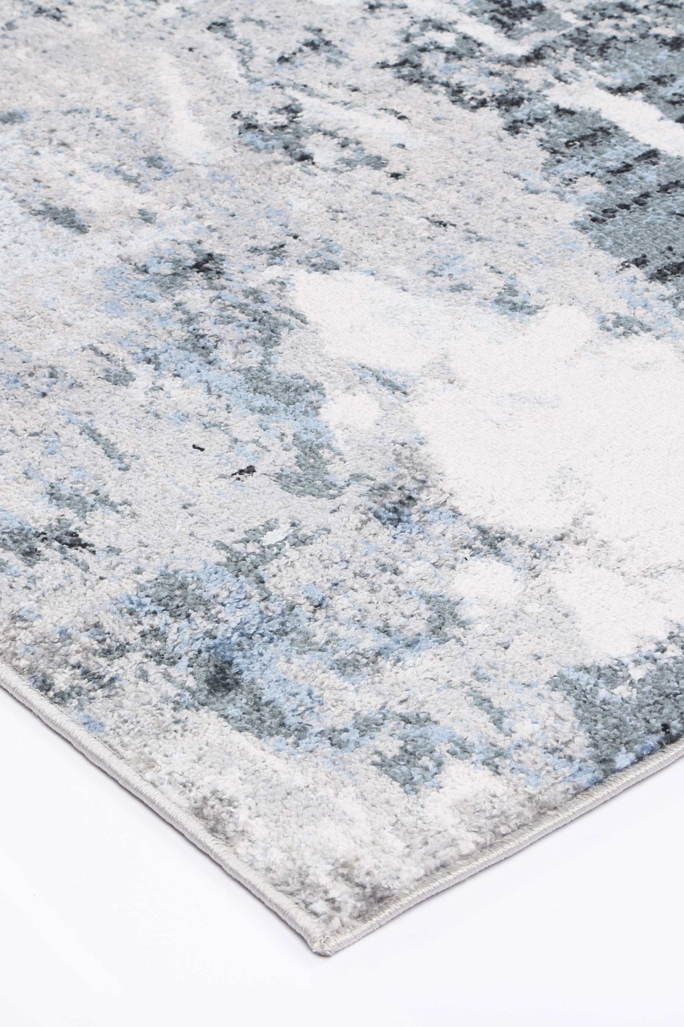Ermina Modern Abstract Grey Rug - Nova Rugs