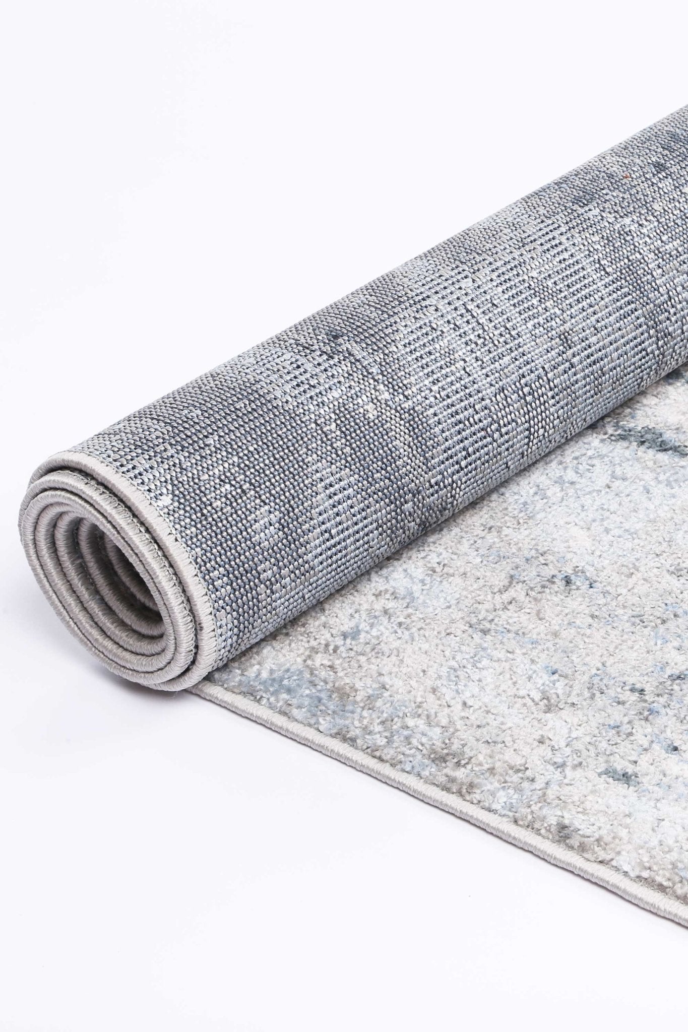 Ermina Modern Abstract Grey Rug - Nova Rugs