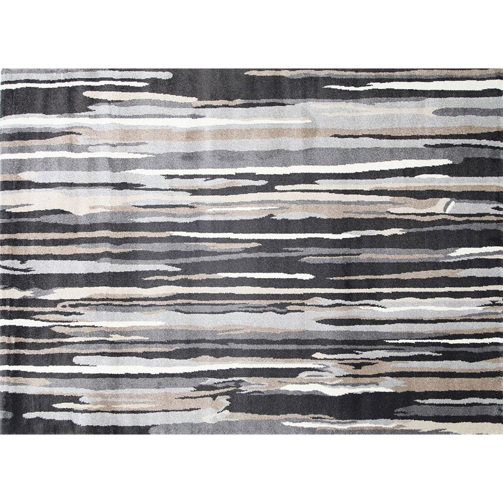 Lineboro Modern Rug, Charcoal
