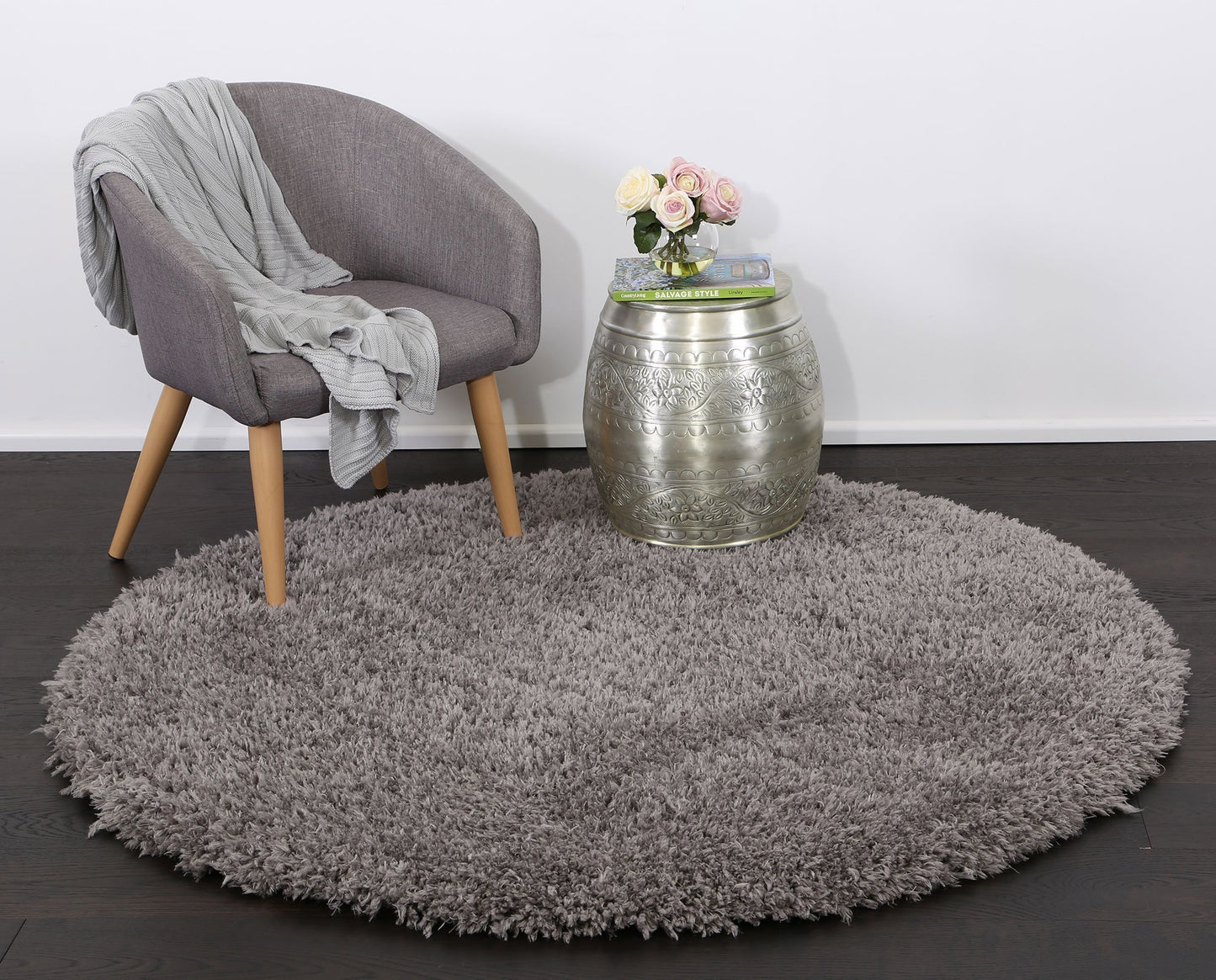 Flokati Super Soft Ultra Thick Shaggy Rug, Charcoal - Nova Rugs
