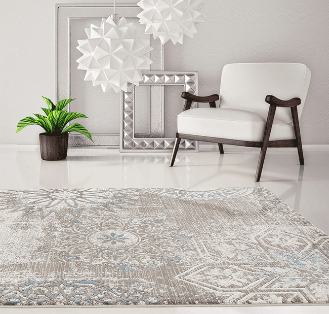 Fruzan Pau Turkish Made Modern Rug, Brown - Nova Rugs