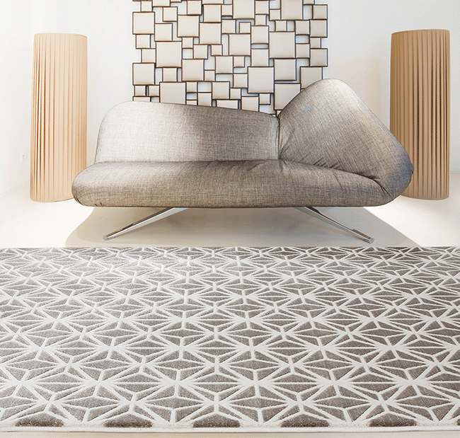 Fruzan Valence Turkish Made Modern Rug, Chocolate / Cream - Nova Rugs