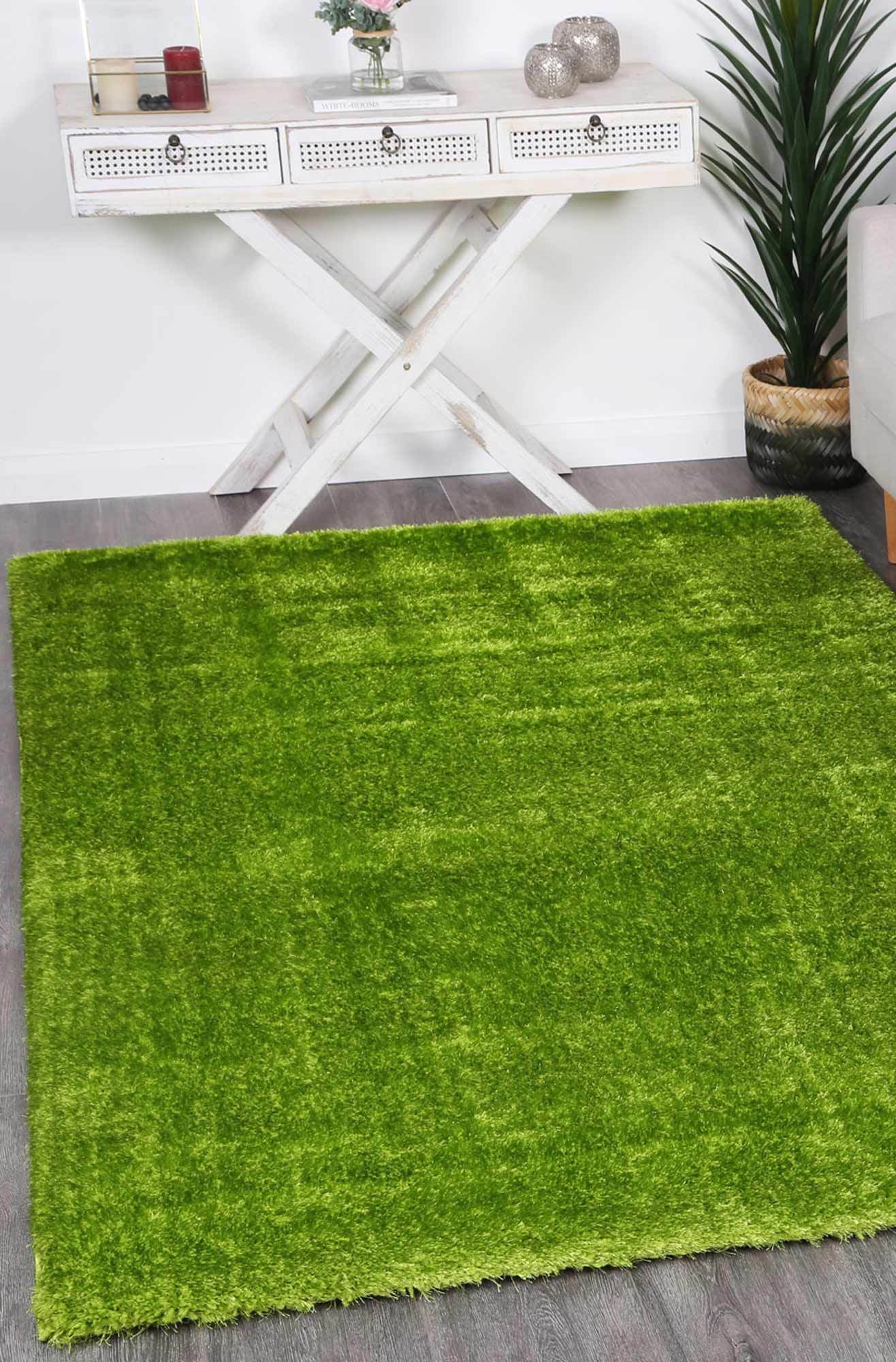Green Eden Soft Shag Rug - Nova Rugs