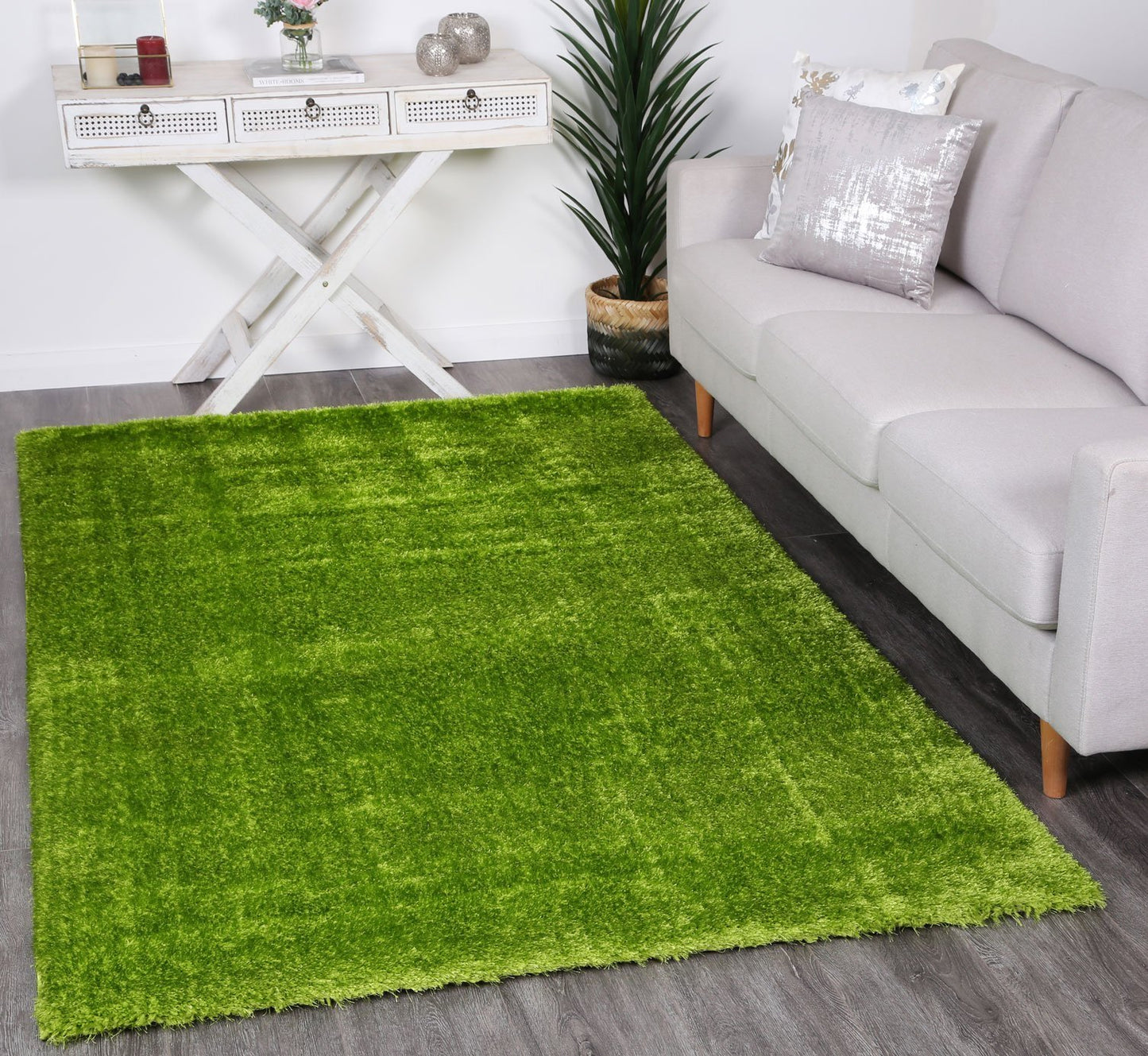 Green Eden Soft Shag Rug - Nova Rugs