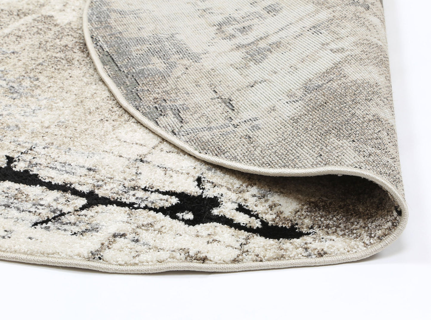 Grey Abstract Boston Rug - Nova Rugs
