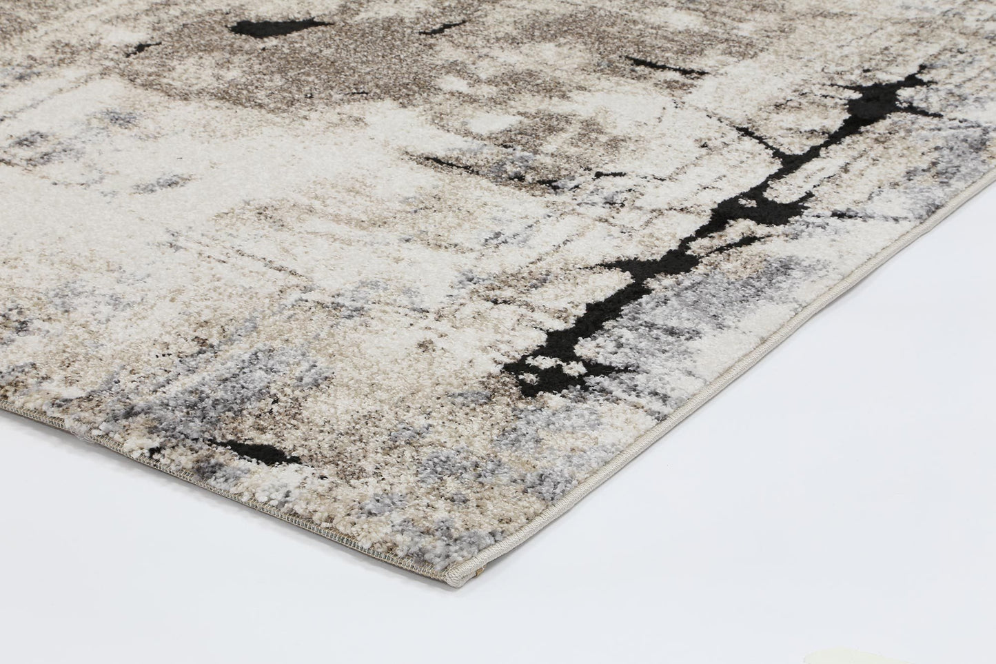 Grey Abstract Boston Rug - Nova Rugs