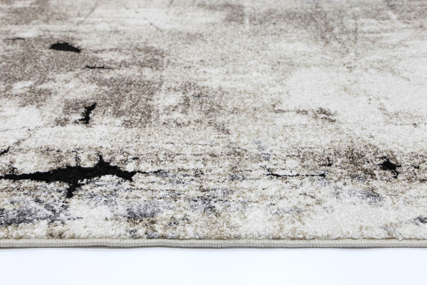 Grey Abstract Boston Rug - Nova Rugs
