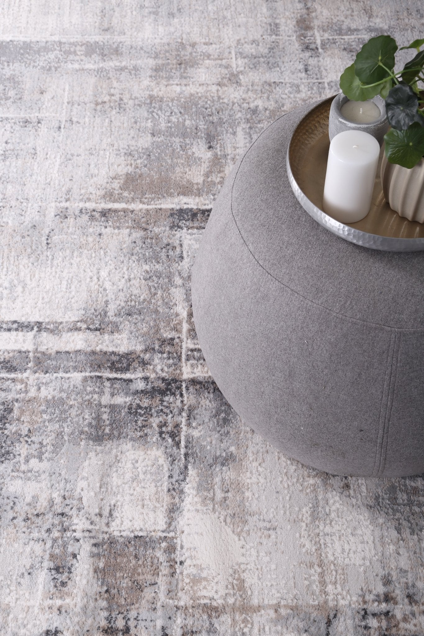 Grey & Beige Expressions Modern Rug - Nova Rugs
