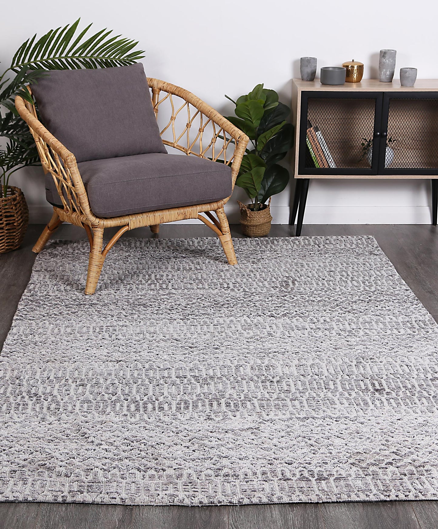 Grey Camphils Hand-Tufted Rug - Nova Rugs
