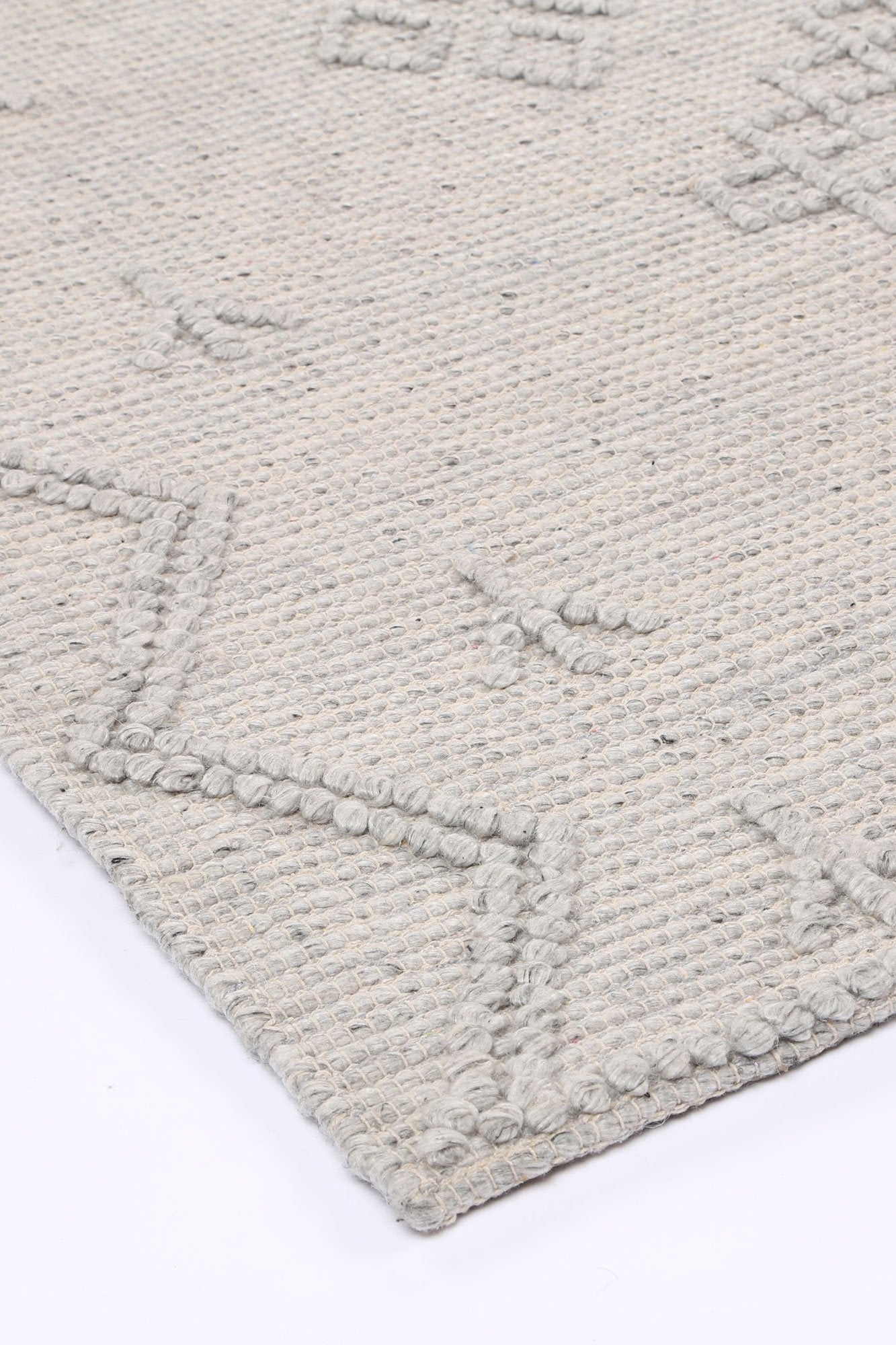 Grey Dipti Hand-Tufted Wool-Blend Rug - Nova Rugs