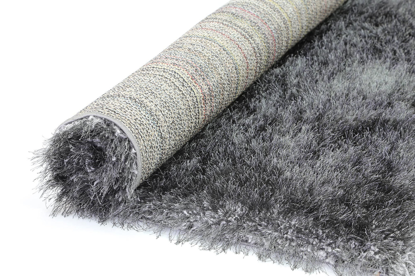 Grey Evas Shag Rug - Nova Rugs