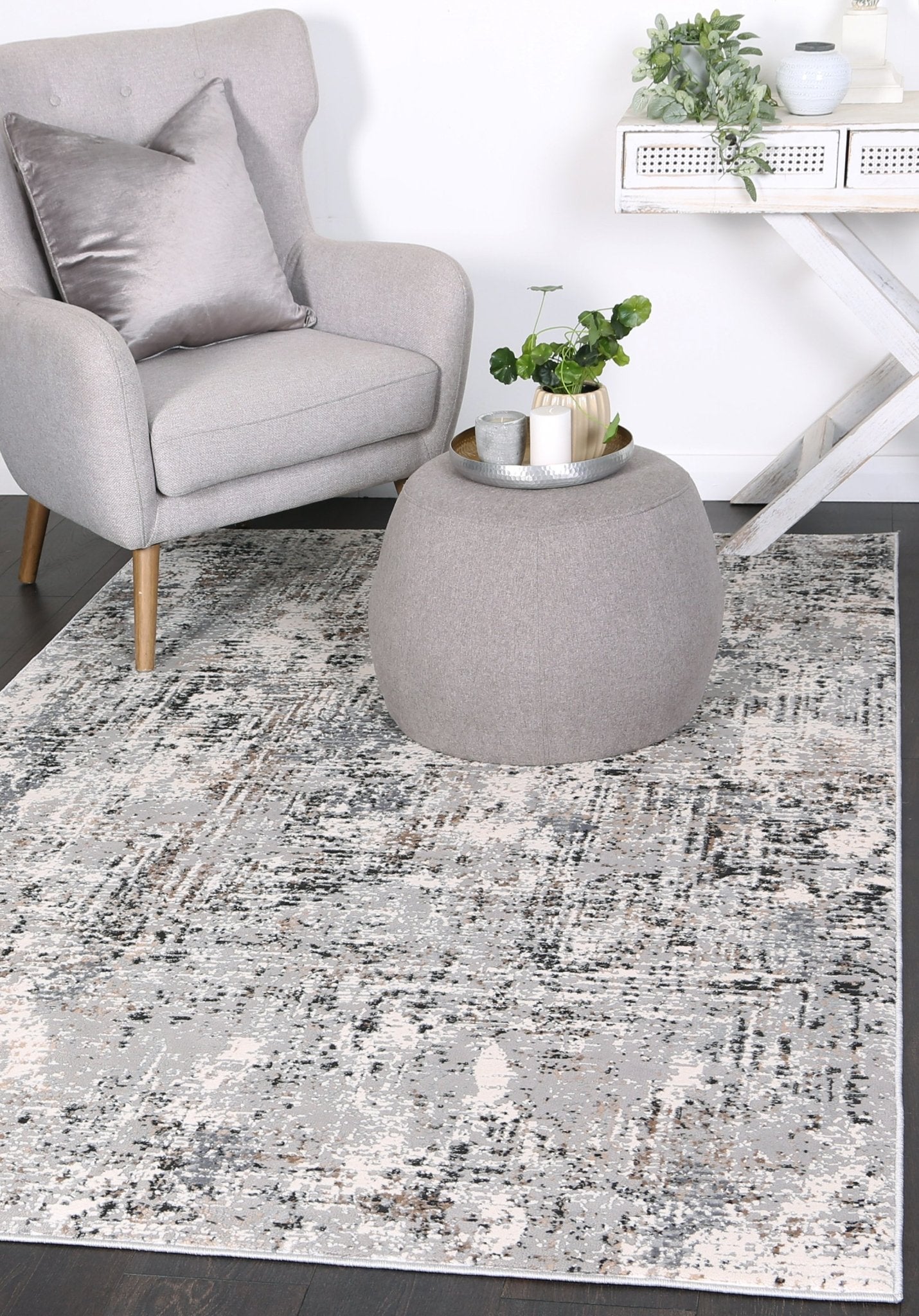 Grey Expressions Modern Rug - Nova Rugs