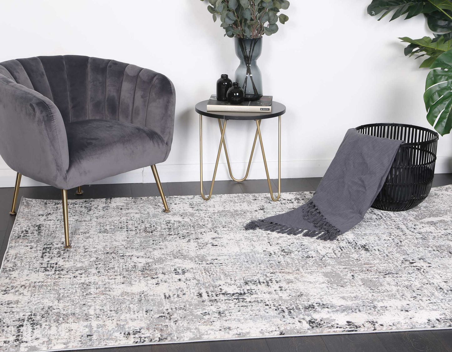 Grey Expressions Modern Rug - Nova Rugs