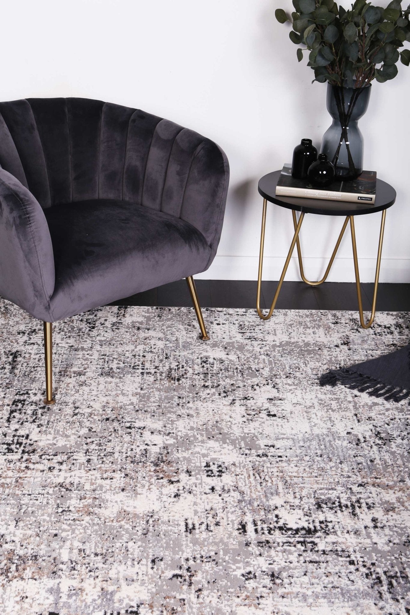 Grey Expressions Modern Rug - Nova Rugs