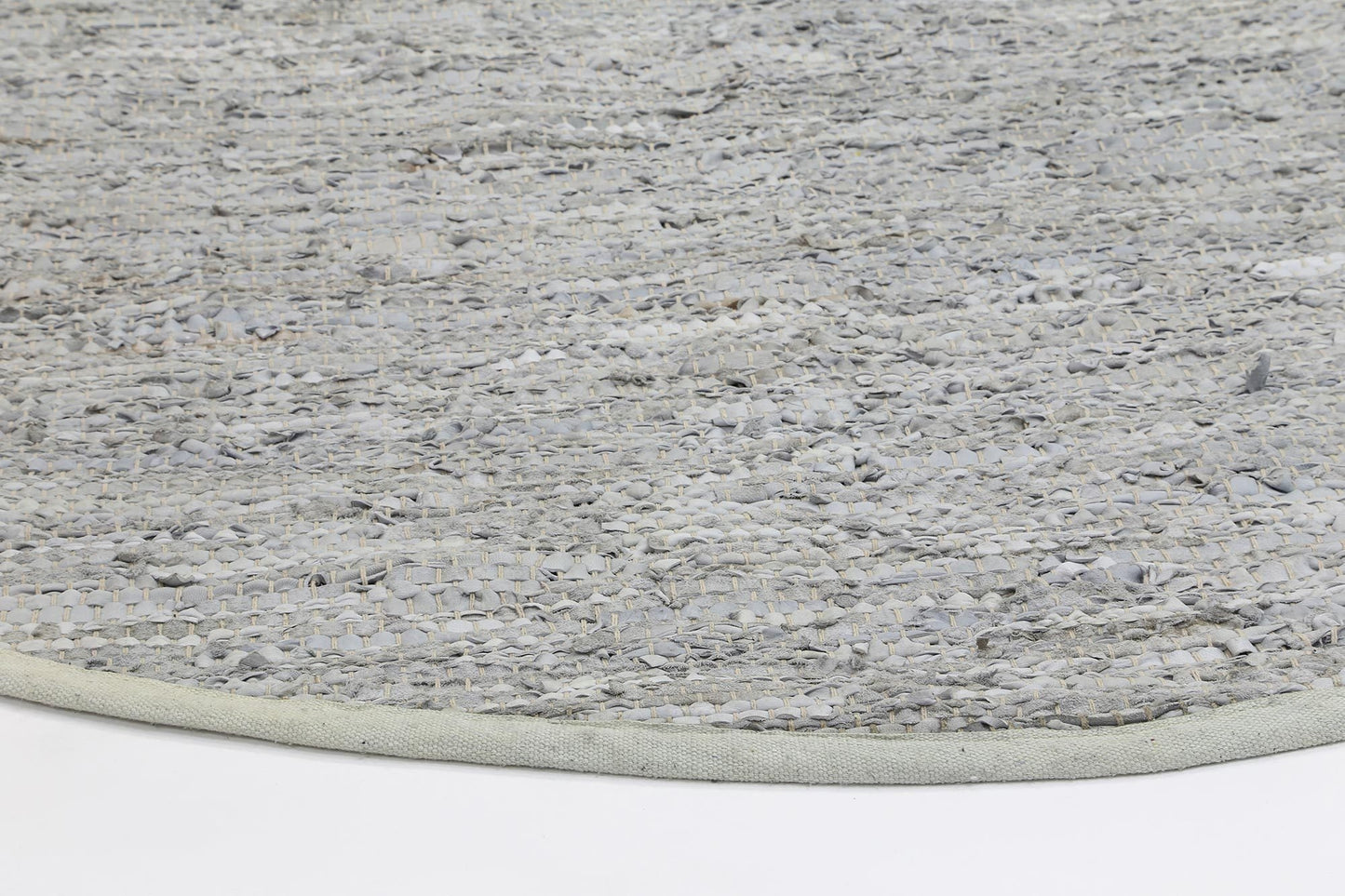 Grey Gypsy Hand-Woven Leather Rug - Nova Rugs