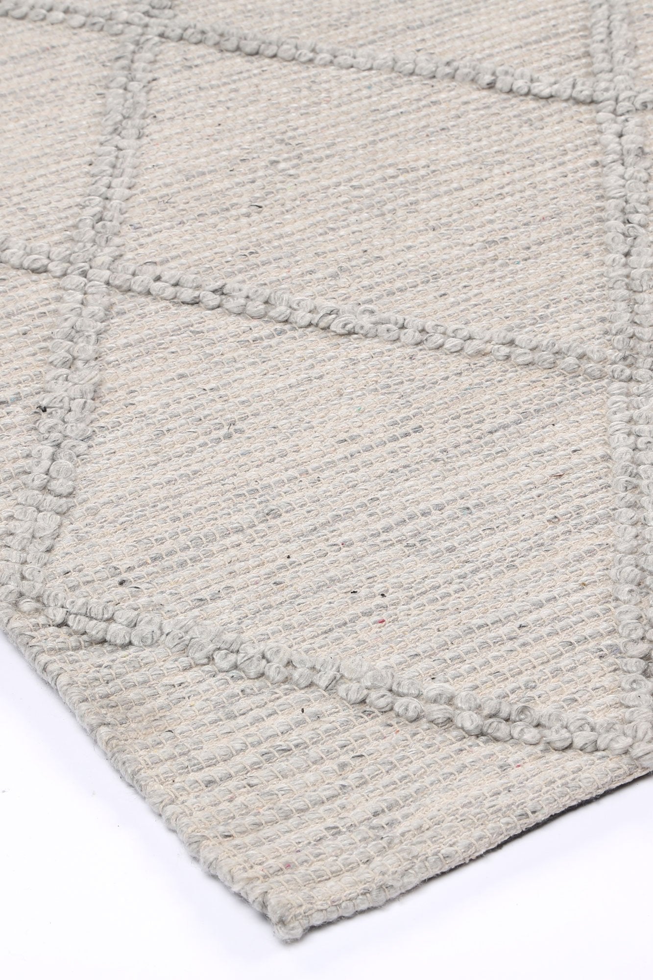 Grey Harsha Hand-Tufted Wool-Blend Rug - Nova Rugs